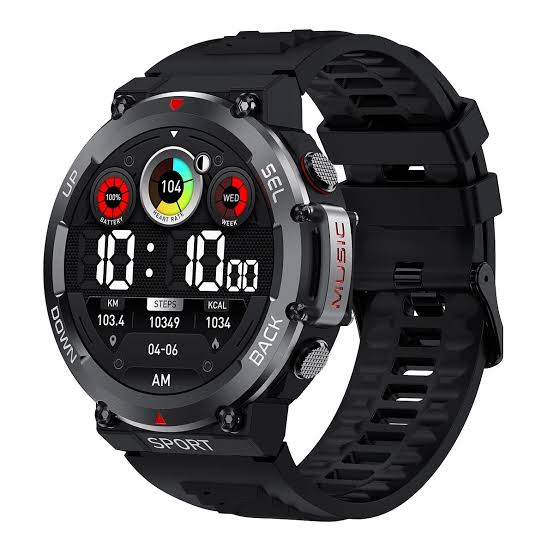 Lemfo LEM33 Rugged Waterproof Smartwatch NFC Military Grade Bluetooth Calling Music Smartwatch