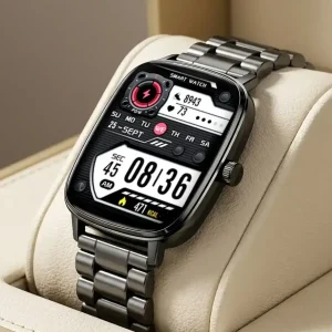 Lige Squircle Display Bluetooth Calling Waterproof Smartwatch