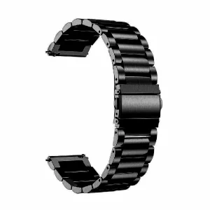 Three Bead Solid Stainless Steel Strap 20mm/22mm