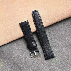 Dual Side Leather + Silicone Strap for Watches 20mm/22mm