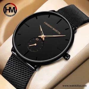 Luxury Quartz Japan Movement Waterproof Watch by Hannah Martin