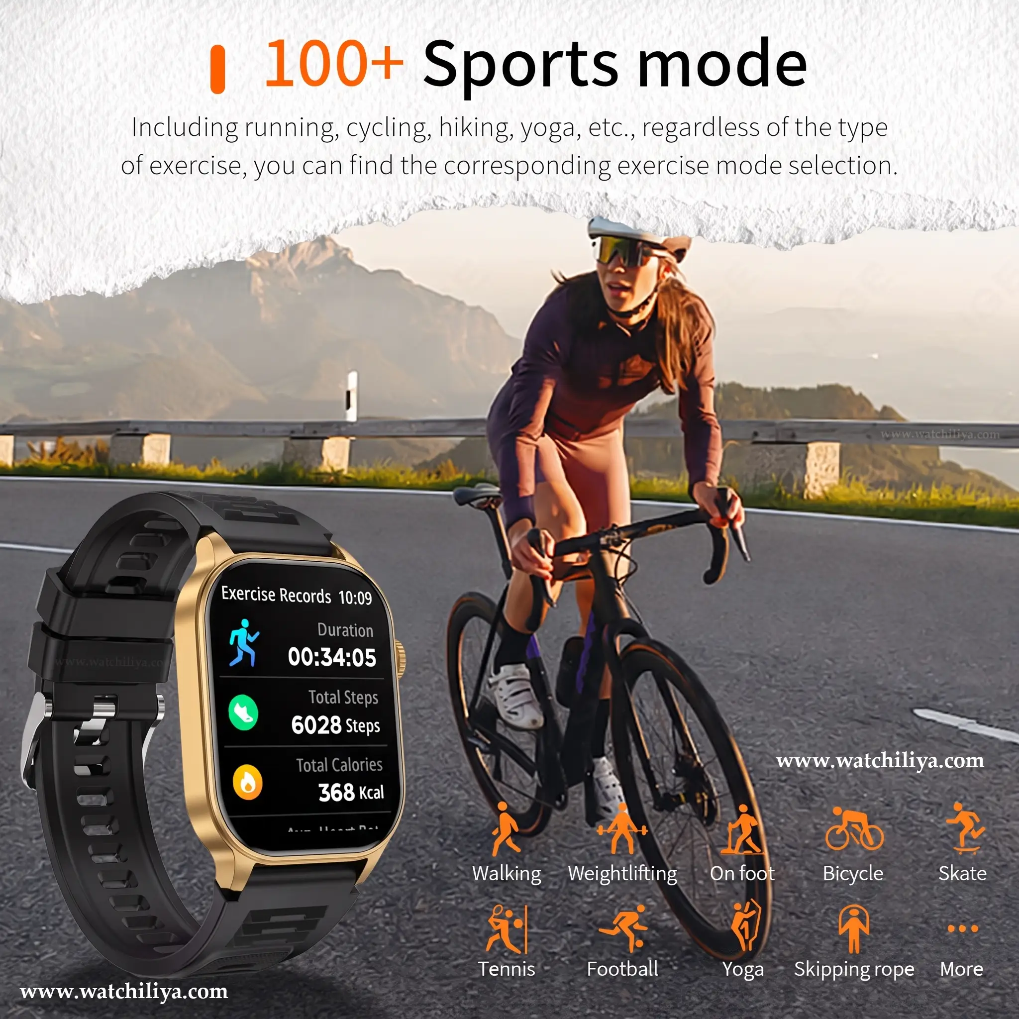 LIGE Bluetooth Call Fitness Tracker Outdoor Sports Waterproof Smartwatch KM02 - Image 3