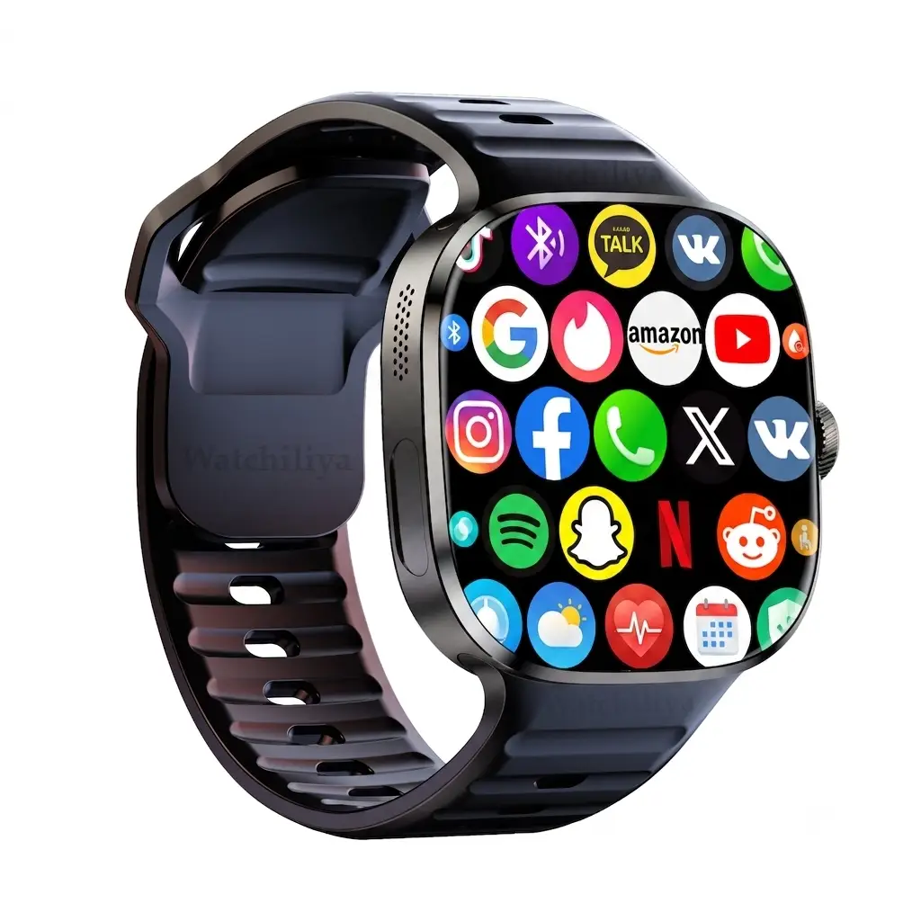 Original M99 Android 5G Calling Rotary Camera Smartwatch - Image 3