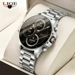 Luxurious Flat Display Bluetooth Calling Waterproof Smartwatch S1